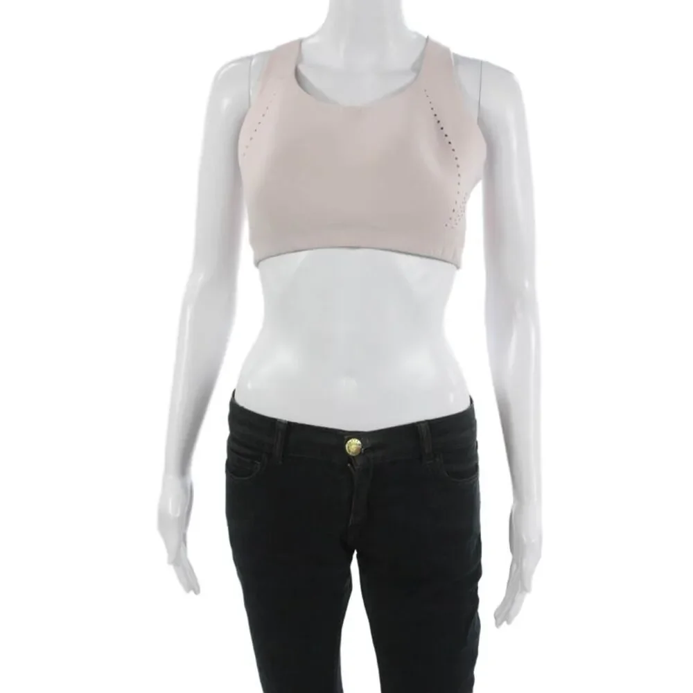 Lululemon Womens Cross Strap Back Sports Bra Pink Size 34 DD